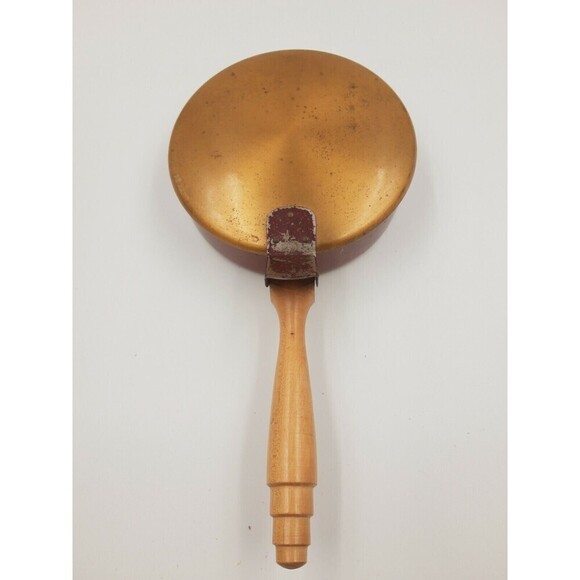 Vintage Duk-It Butler Ash Pan Crumb Catcher Container 10.5" Red + Copper Decor - Picture 1 of 11